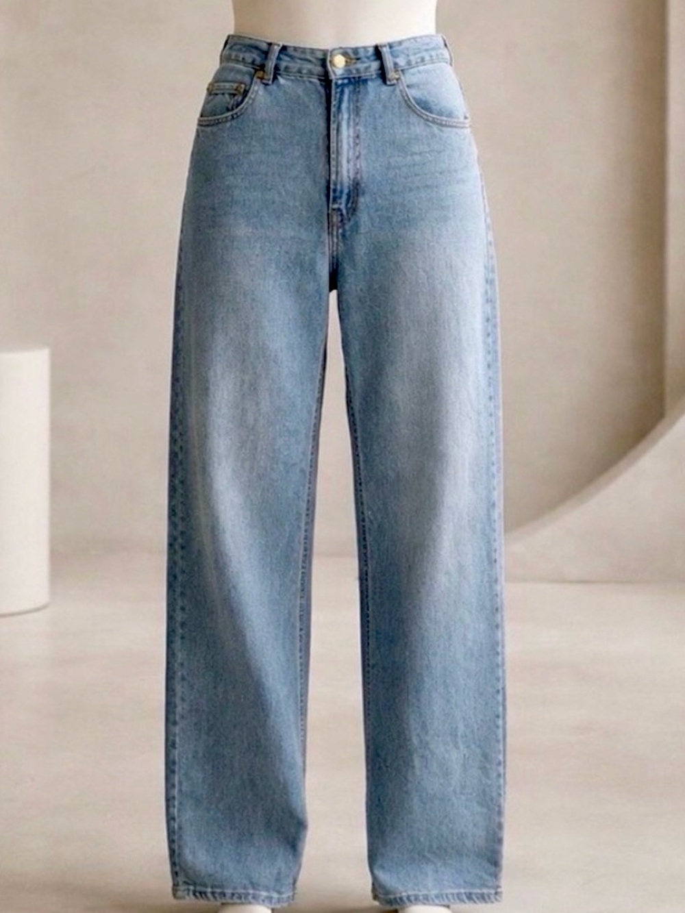 Oat NY Cloud Luxe High Rise Wide Leg Jean - Picture 14 of 14